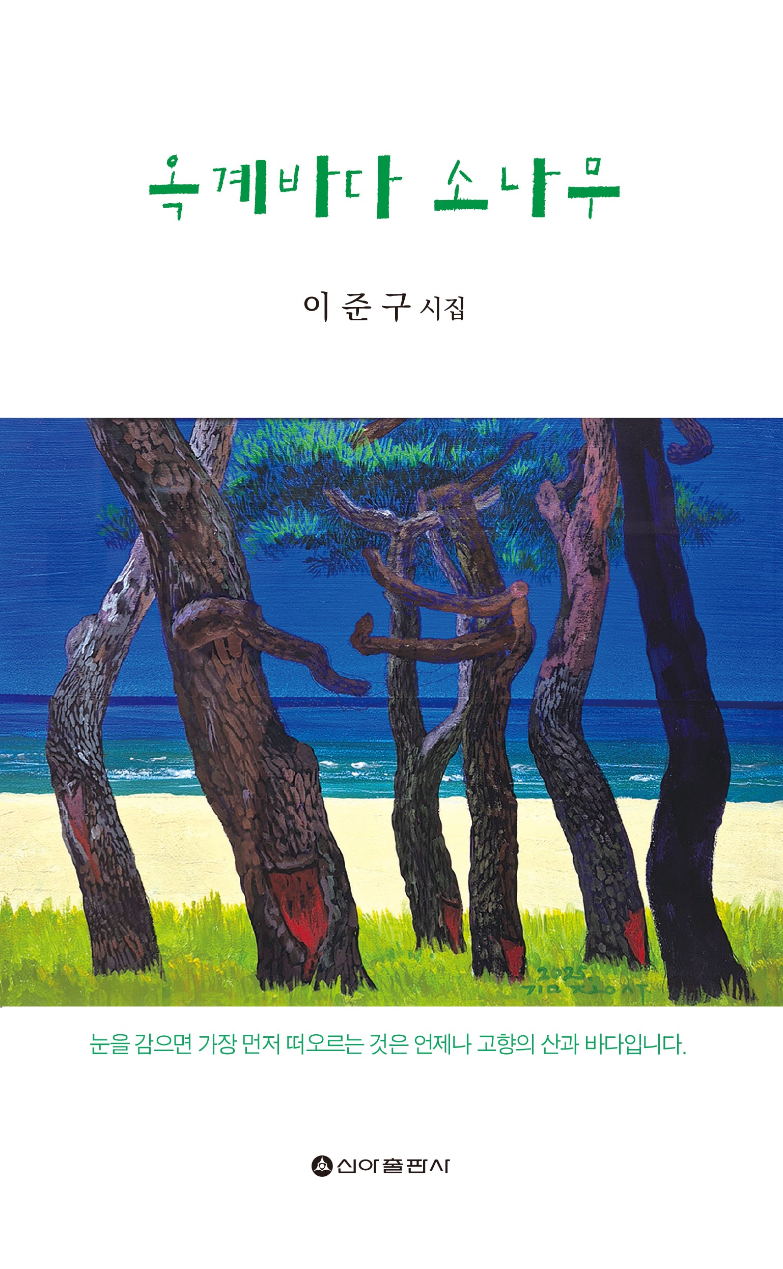 옥계바다 소나무