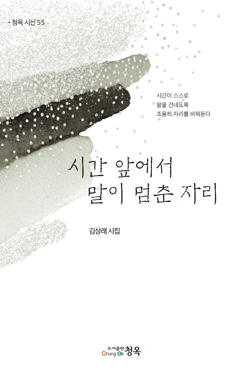 시간 앞에서 말이 멈춘 자리