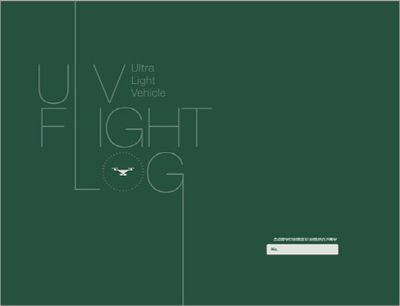 초경량무인비행장치 비행관리기록부(ULV Flight Log Book)(반양장)