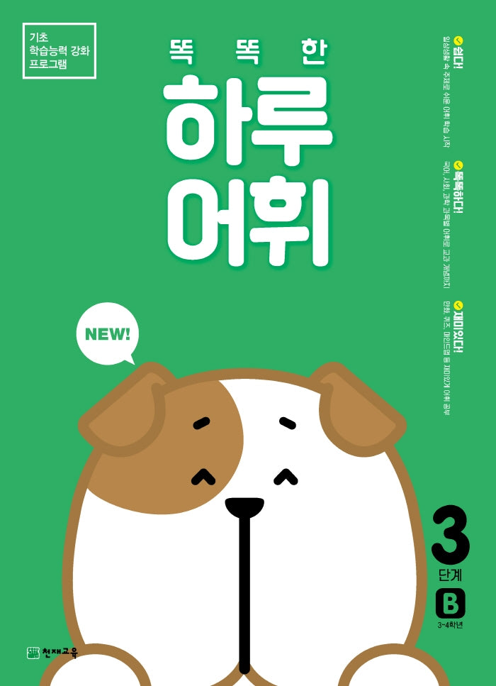 똑똑한 하루 어휘 3단계 B(NEW 똑똑한 하루 어휘)