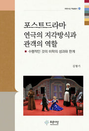 포스트드라마 연극의 지각방식과 관객의 역할(푸른사상 학술총서 28)(양장본 Hardcover)