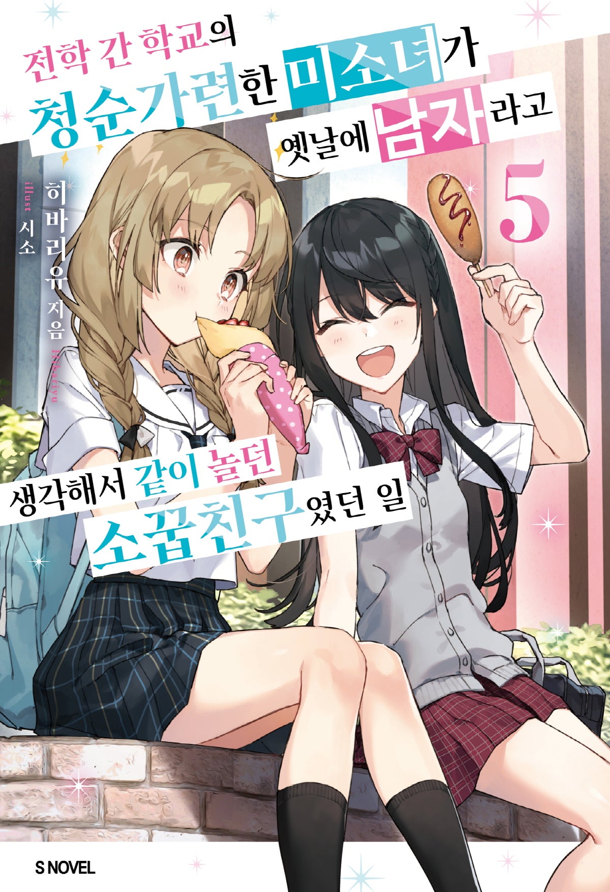 전학 간 학교의 청순가련한 미소녀가 옛날에 남자라고 생각해서 같이 놀던 소꿉친구였던 일 5(S노벨)