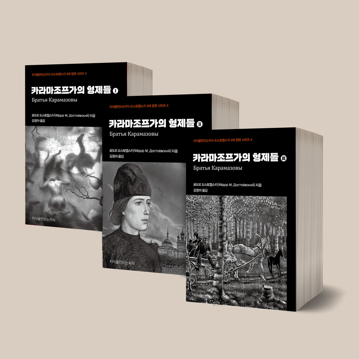카라마조프가의 형제들(Братья Карамазовы) 세트(지만지 도스토옙스키 4대 장편 시리즈)(전3권)