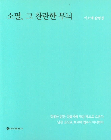 소멸, 그 찬란한 무늬
