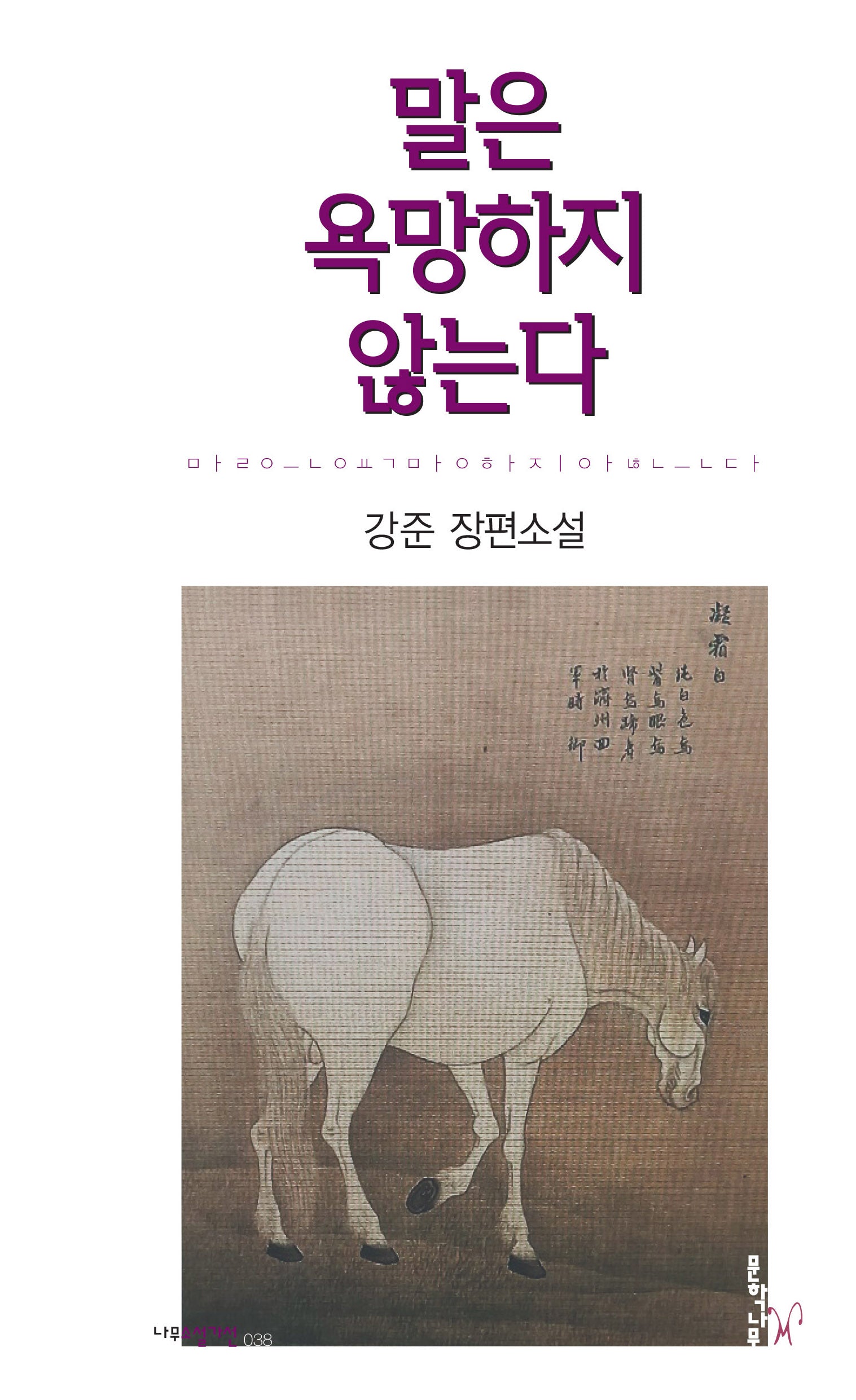 말은 욕망하지 않는다(나무소설가선 38)