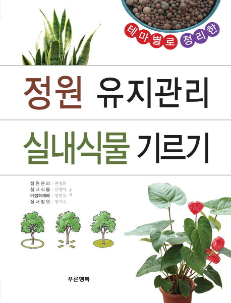 정원 유지관리 실내식물 기르기(테마별로 정리한)