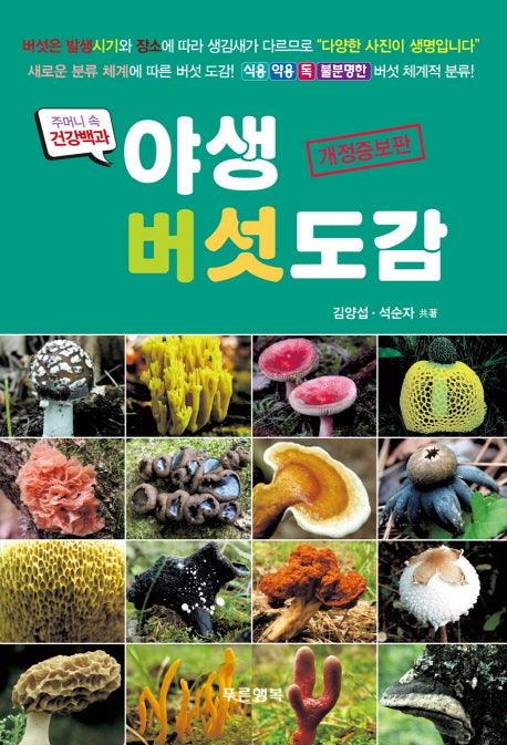 야생 버섯도감(개정증보판)(주머니 속 건강백과)
