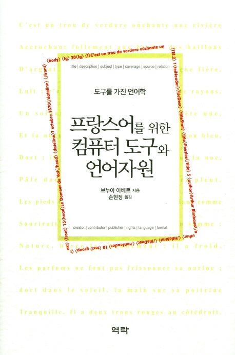 프랑스어를 위한 컴퓨터 도구와 언어자원(양장본 HardCover)