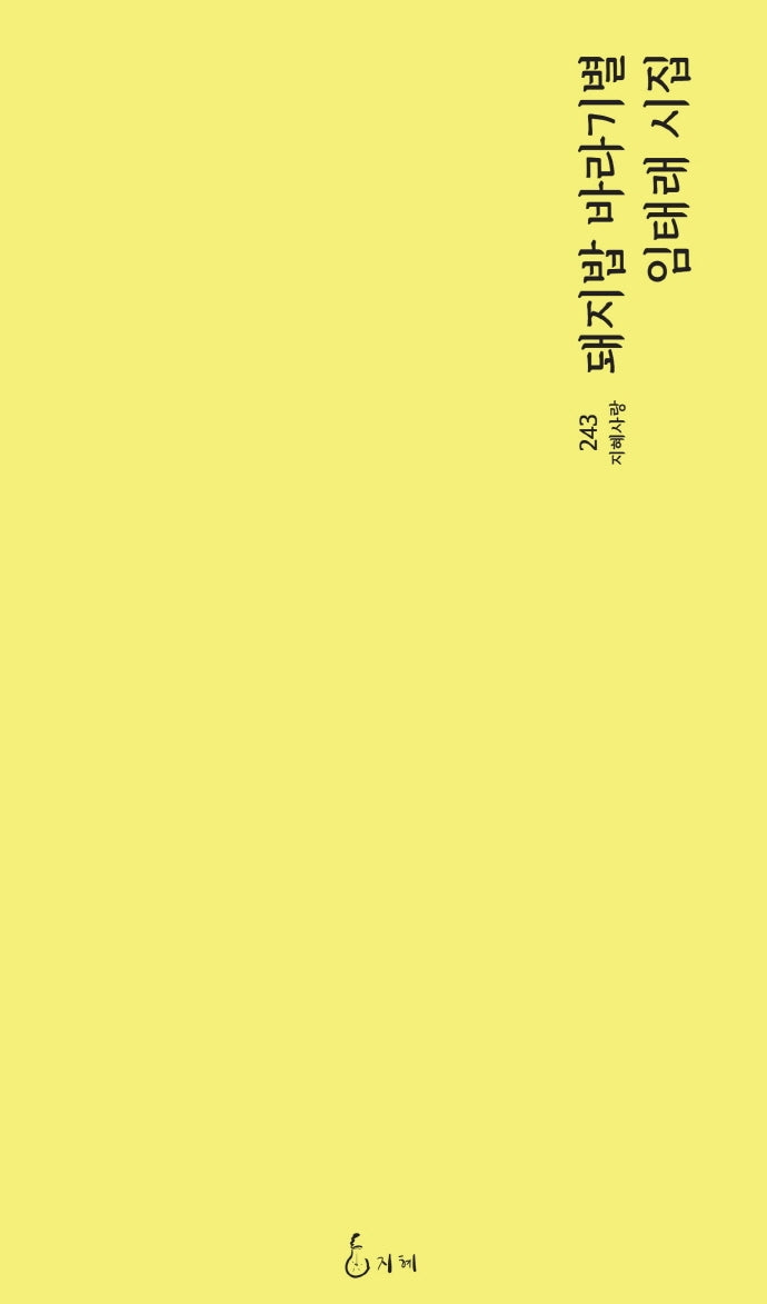 돼지밥바라기별(지혜사랑 시인선 243)