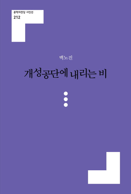 개성공단에 내리는 비(문학의전당 시인선 212)