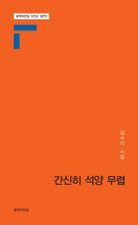 간신히 석양 무렵(문학의전당 시인선 273)