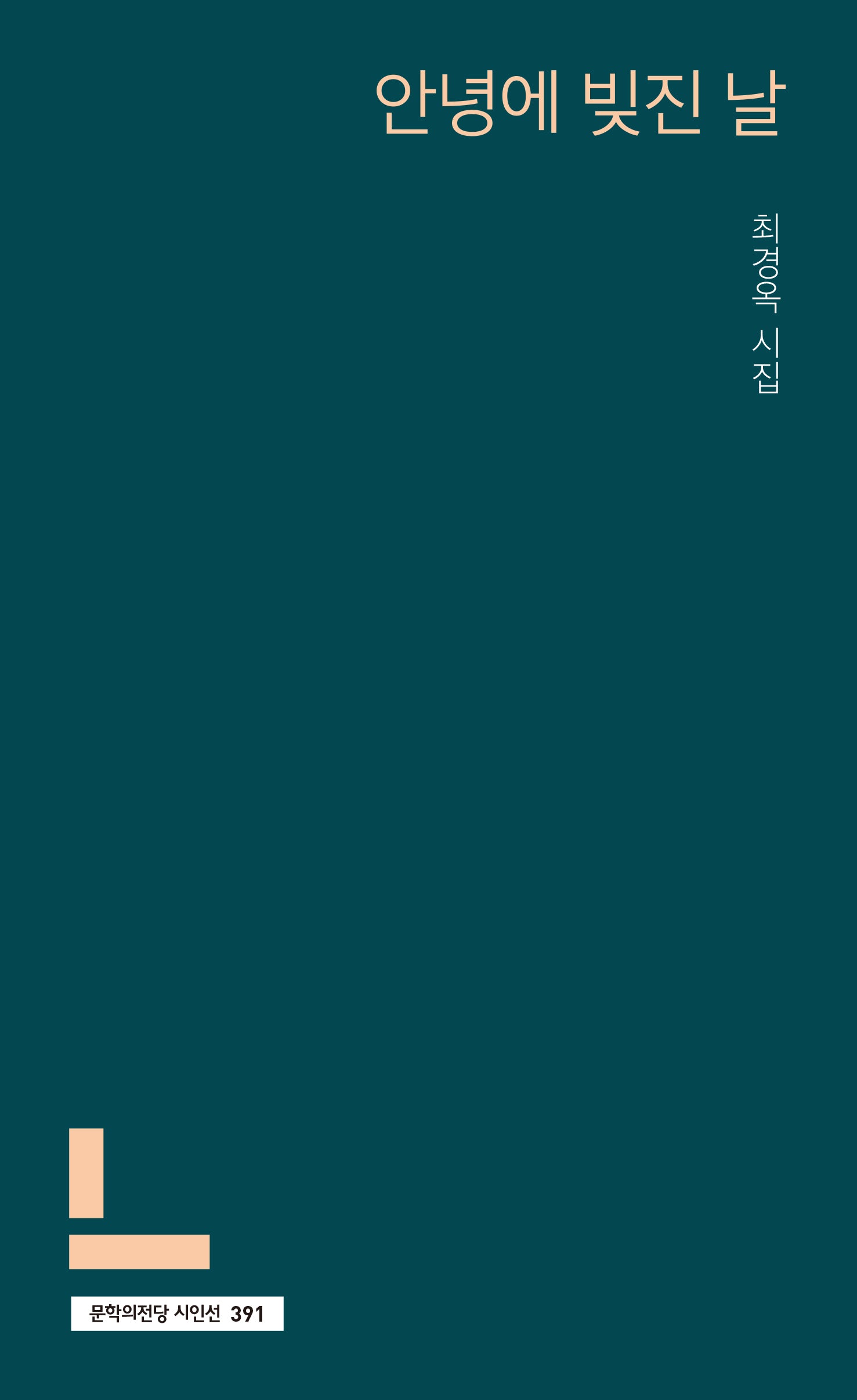 안녕에 빚진 날(문학의전당 391)