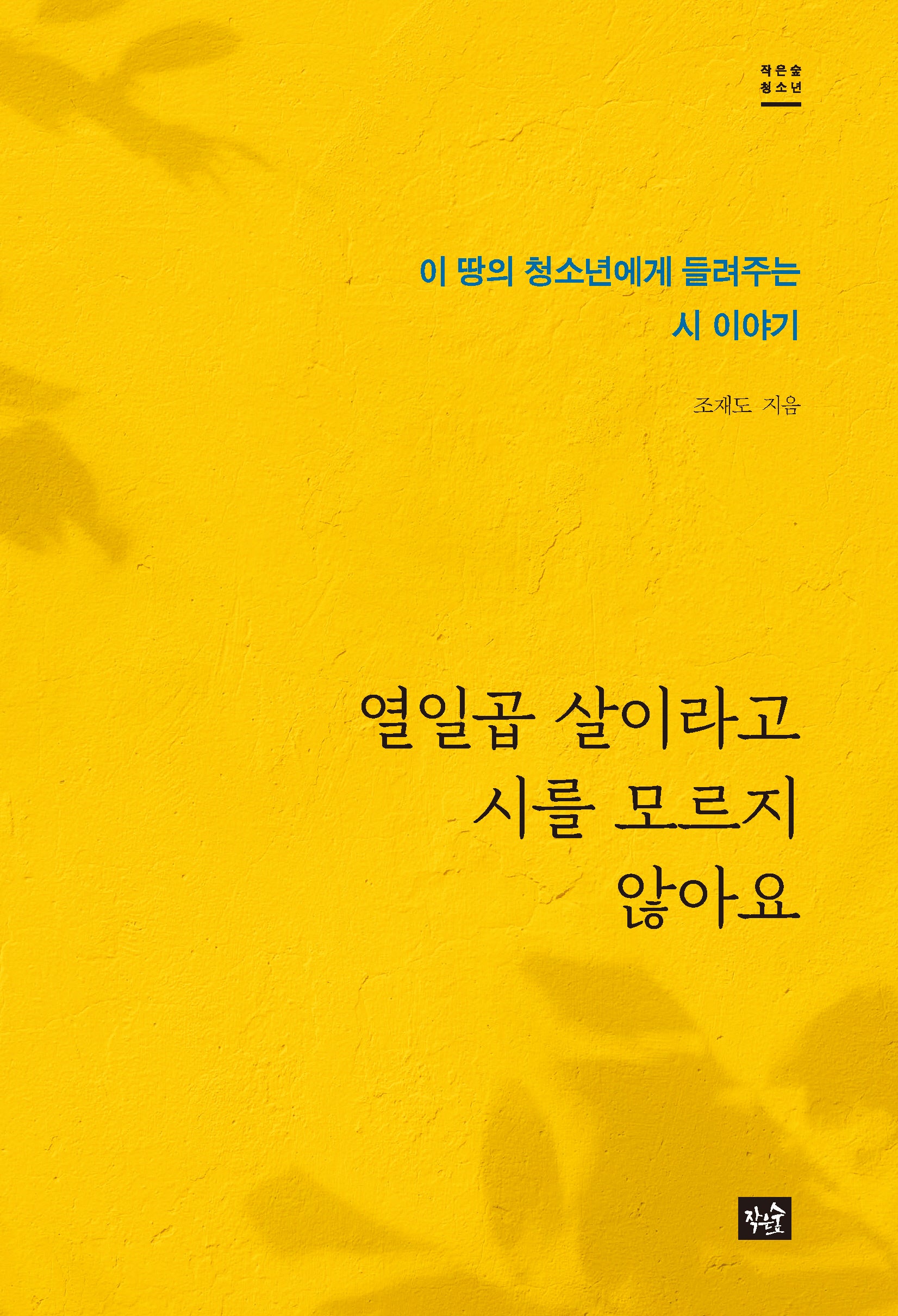 열일곱 살이라고 시를 모르지 않아요(작은숲청소년)
