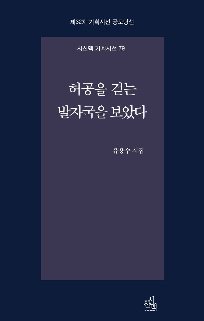 허공을 걷는 발자국을 보았다(시산맥 기획시선 79)