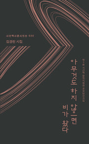 아무것도 하지 않으면 비가 왔다(시산맥 시혼시인선 30)