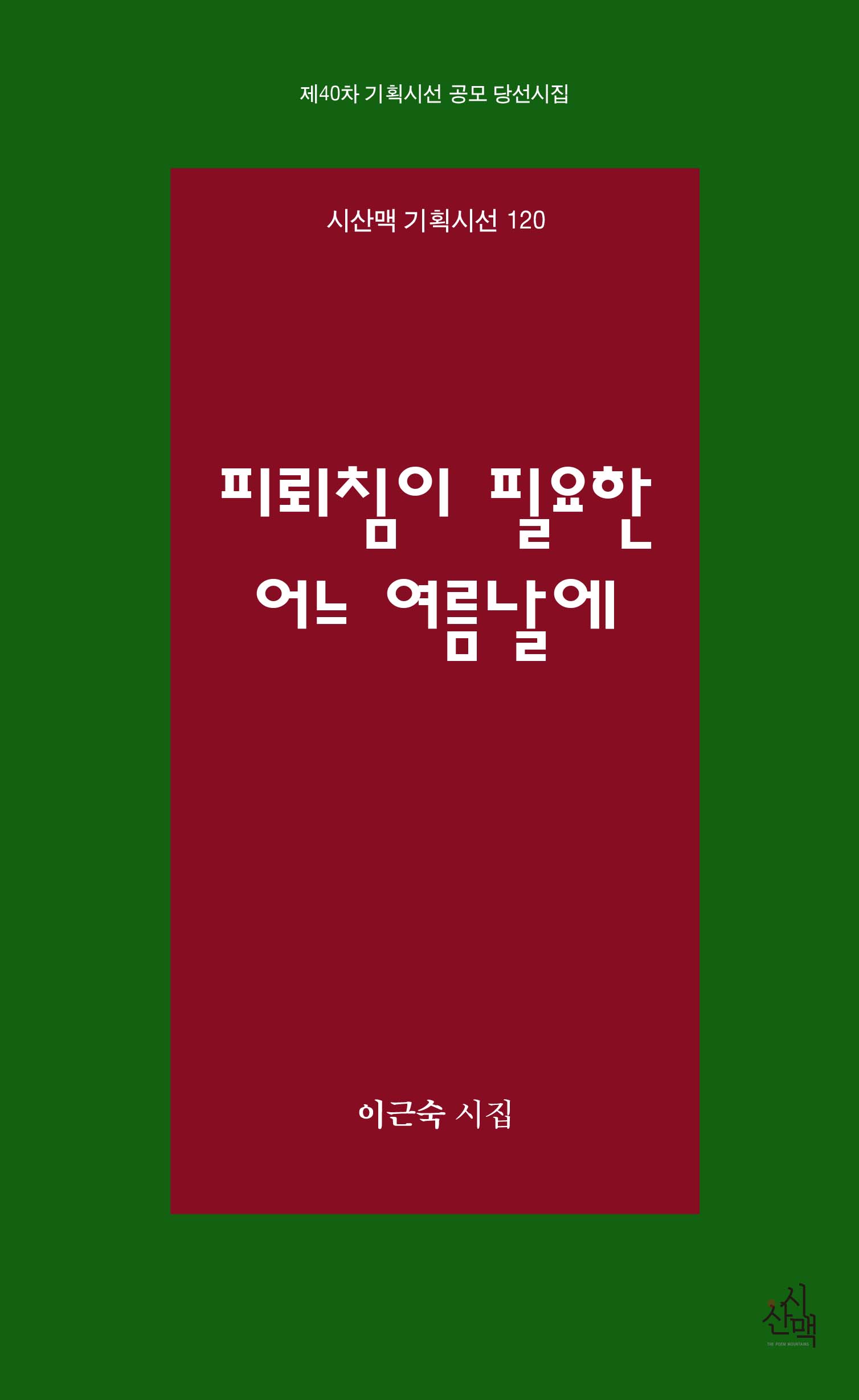 피뢰침이 필요한 어느 여름날에(시산맥 기획시선 120)