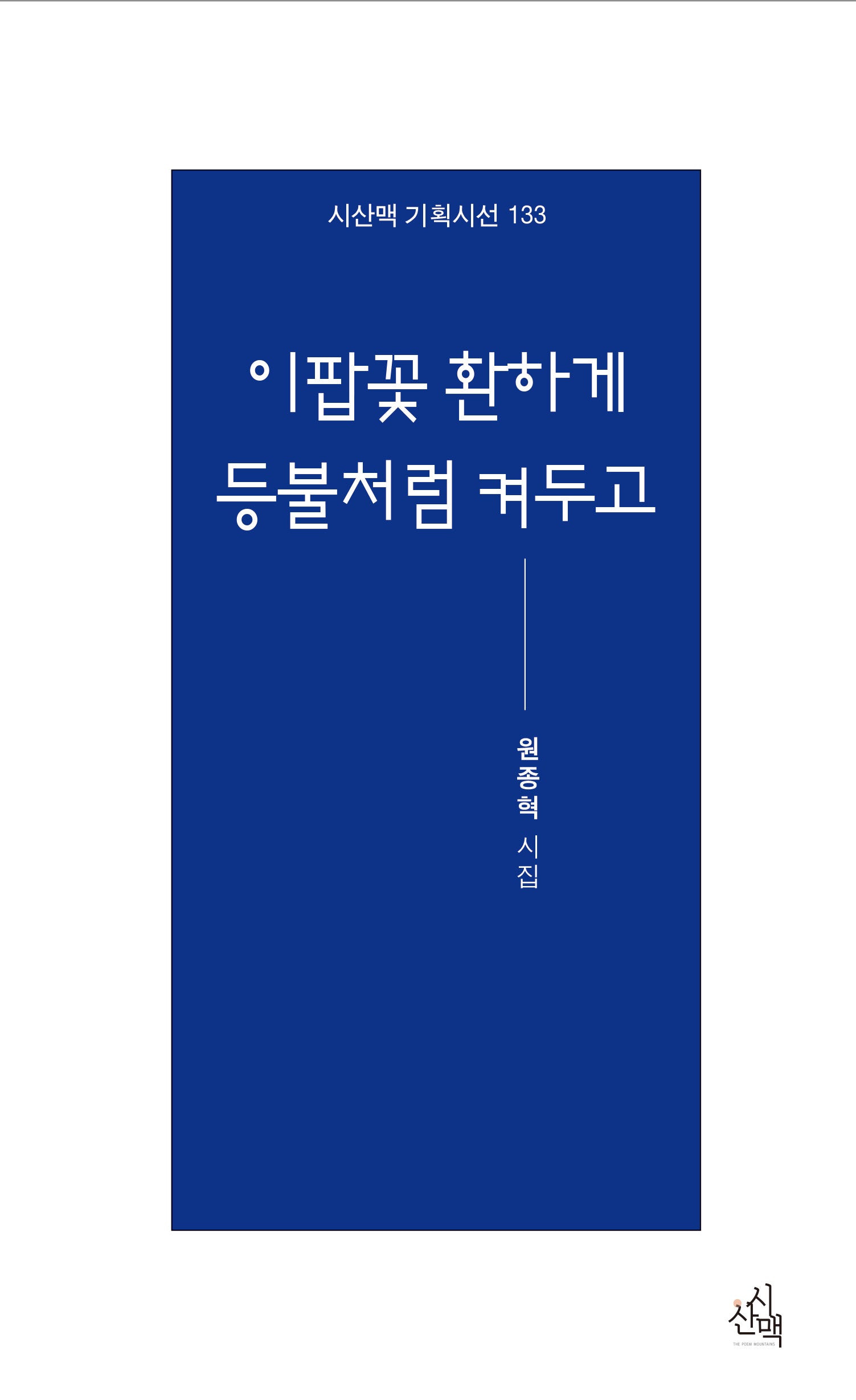 이팝꽃 환하게 등불처럼 켜두고(시산맥기획시선 133)