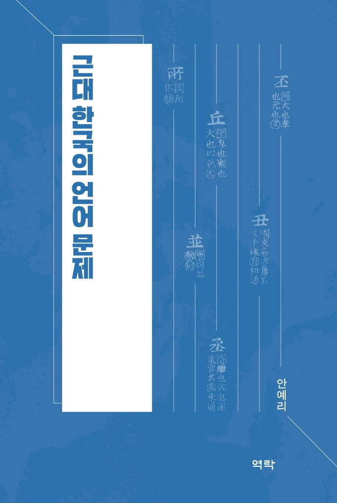 근대 한국의 언어 문제(양장본 Hardcover)