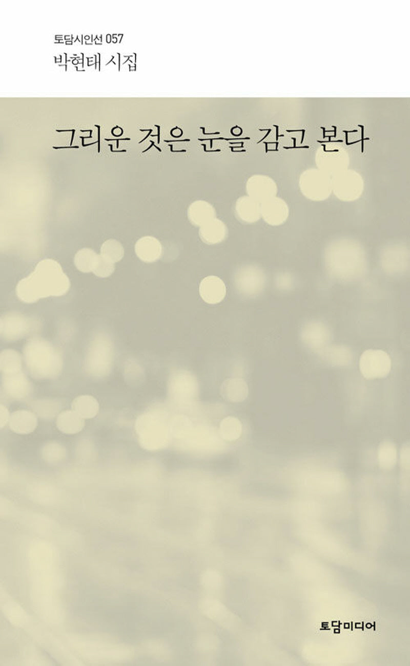 그리운 것은 눈을 감고 본다(토담 시인선 57)