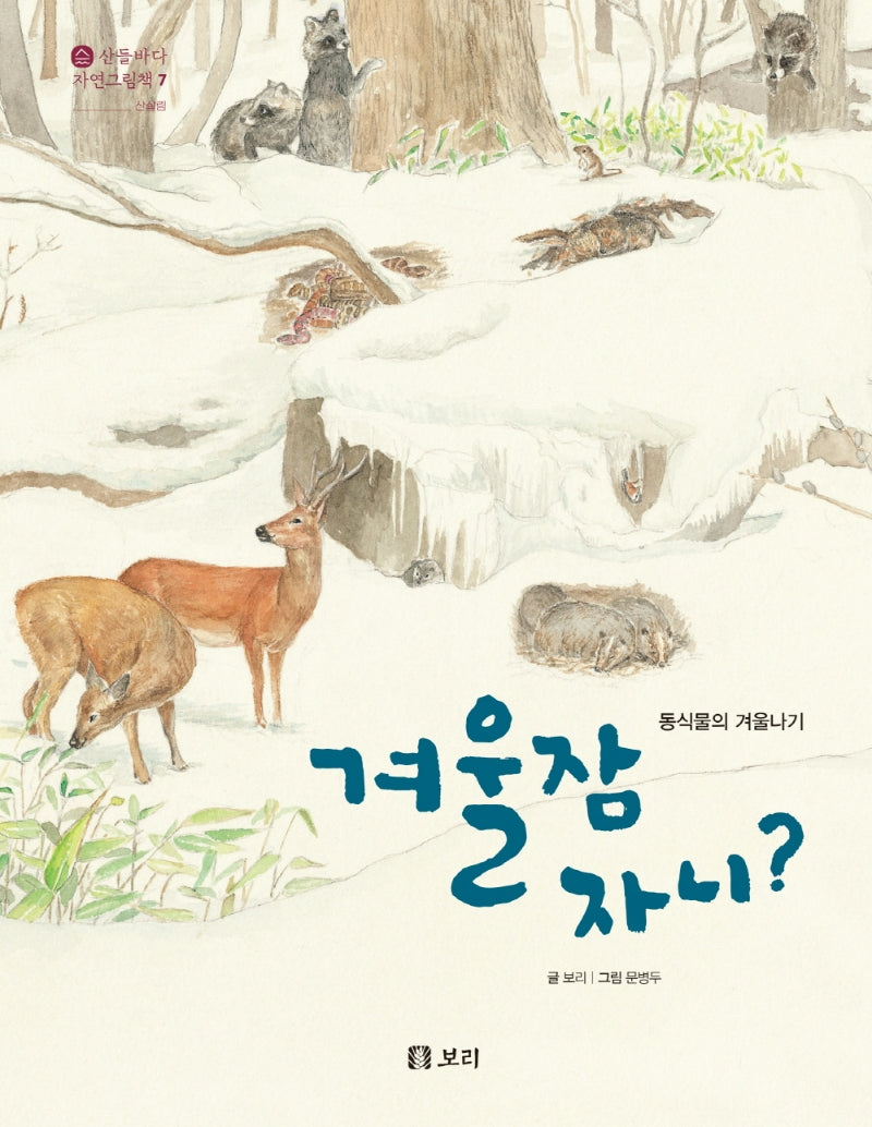 겨울잠 자니?(산들바다 자연그림책 7)