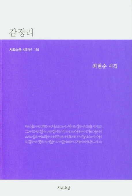 감정리(시와소금 시인선 116)