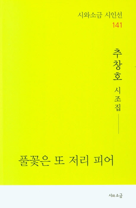 풀꽃은 또 저리 피어(시와소금 시인선 141)