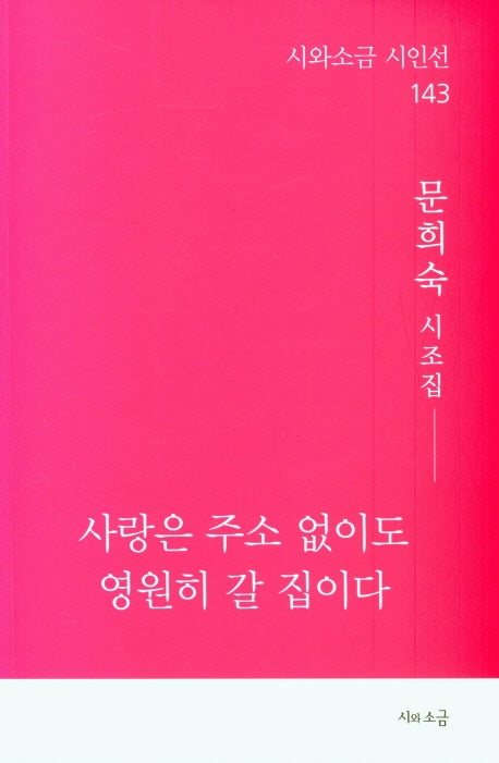 사랑은 주소 없이도 영원히 갈 집이다(시와소금 시인선 143)