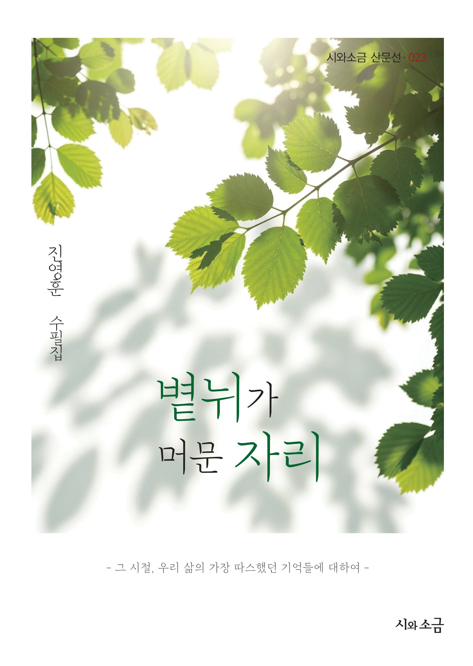 볕뉘가 머문 자리(시와소금 산문선 23)