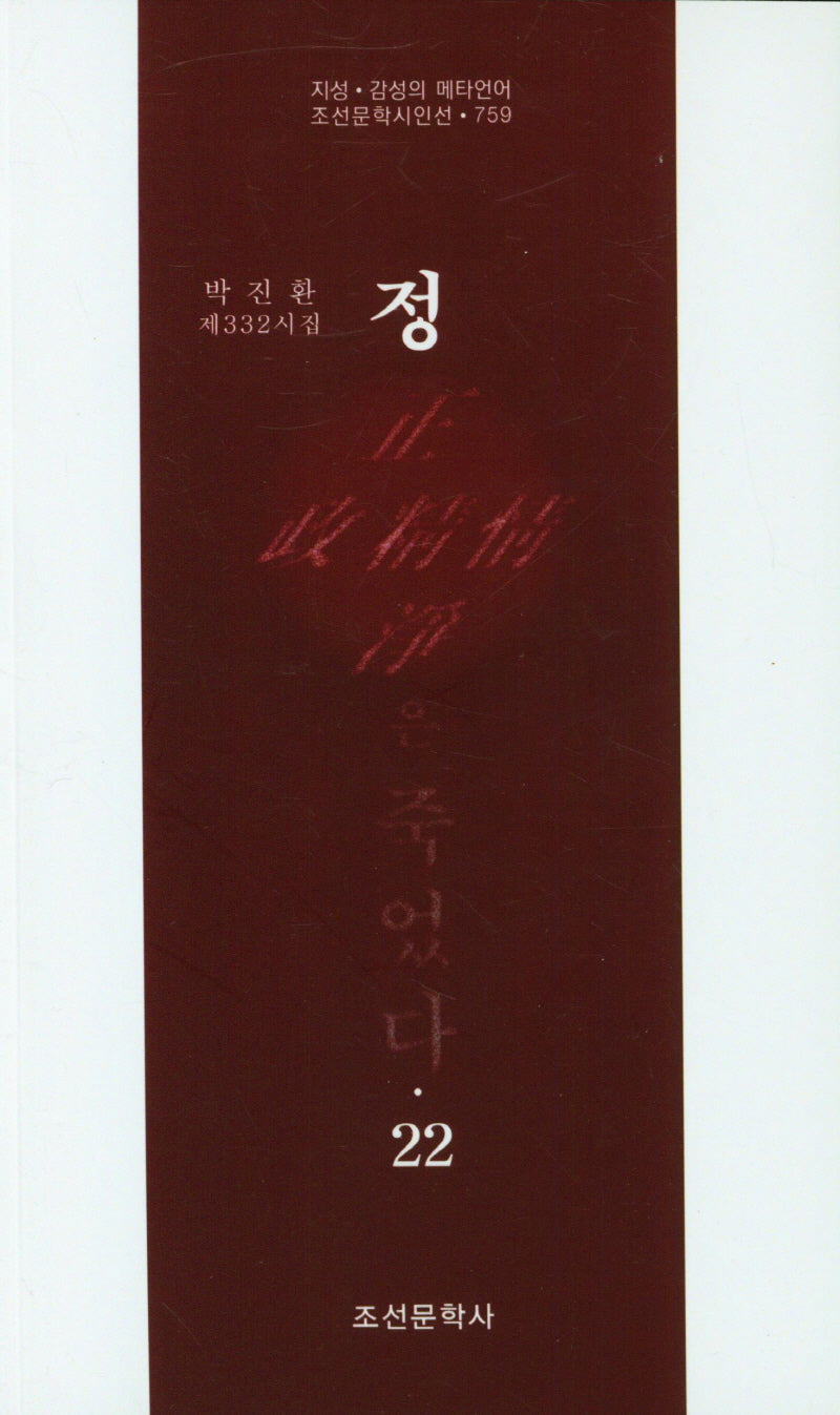 정은 죽었다 22(조선문학시인선 759)