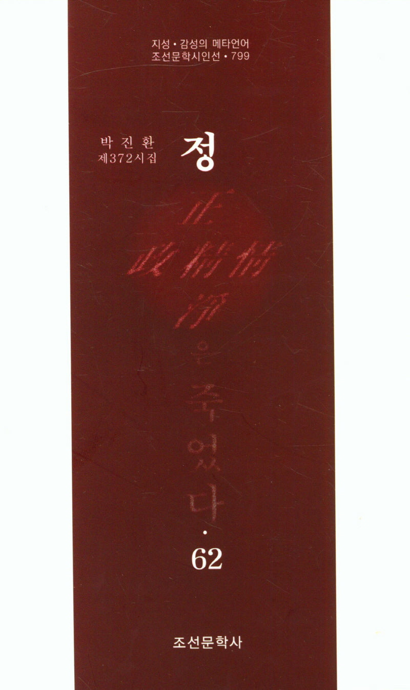 정은 죽었다 62(조선문학시인선 799)