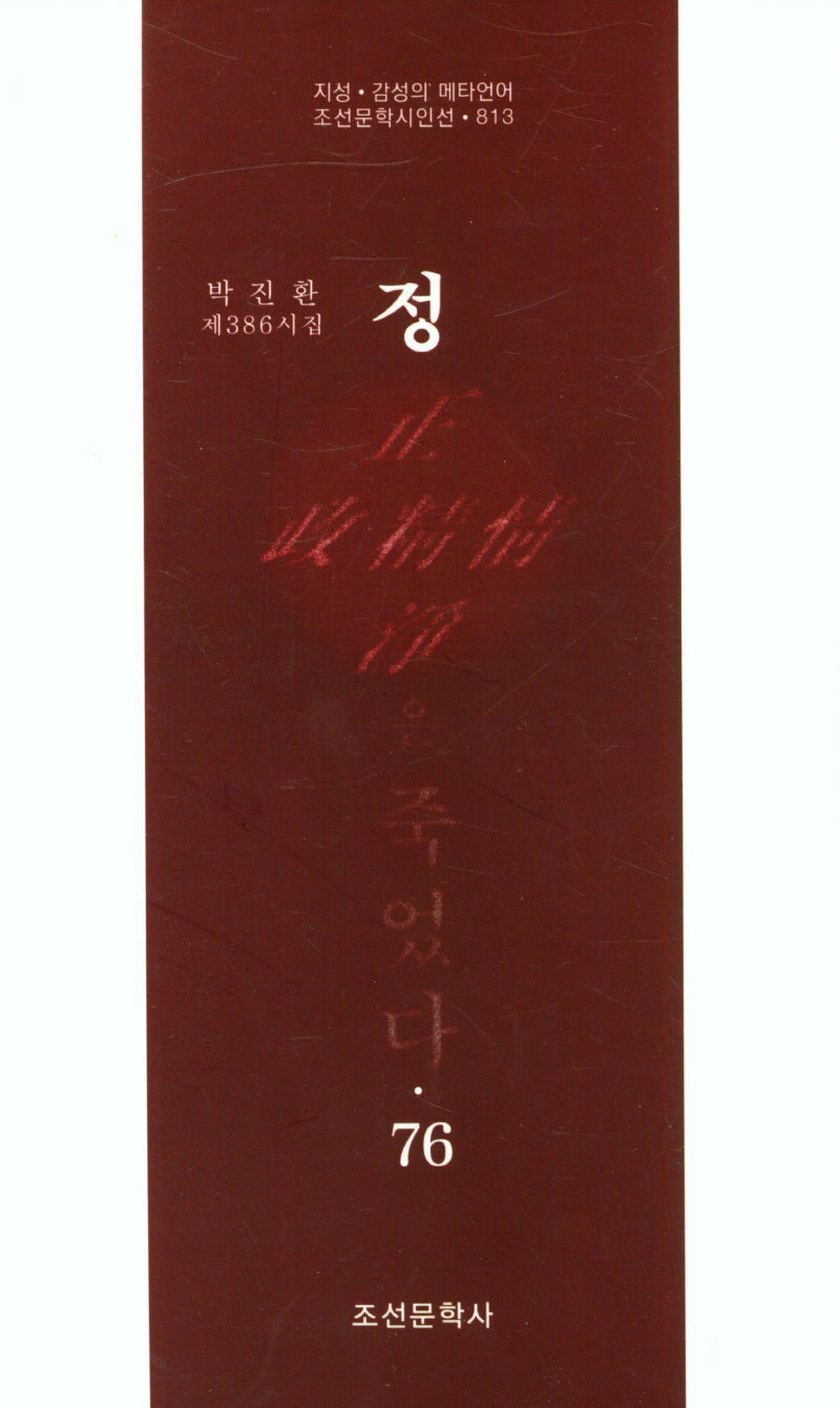 정은 죽었다 76(조선문학시인선 813)