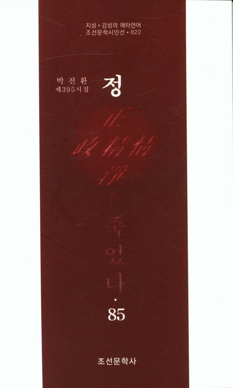 정은 죽었다 85(조선문학시인선 822)