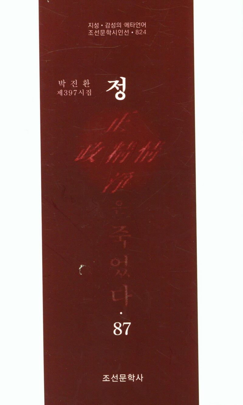 정은 죽었다 87(조선문학시인선 824)