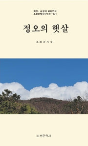 정오의 햇살(지성감성의 메타언어 조선문학사시인선 971)