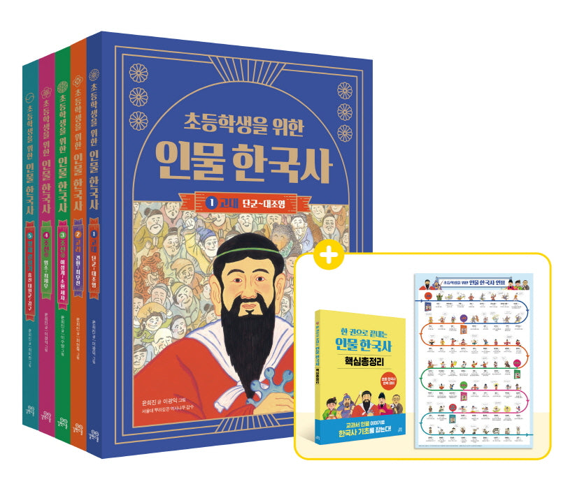 초등학생을 위한 인물 한국사 세트(인물 한국사 시리즈)(전5권)