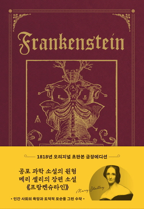 프랑켄슈타인(초판본)(초호화 금장 에디션)(1818년 오리지널 초판본 표지디자인)(더스토리 초판본 시리즈)(양장본 Hardcover)
