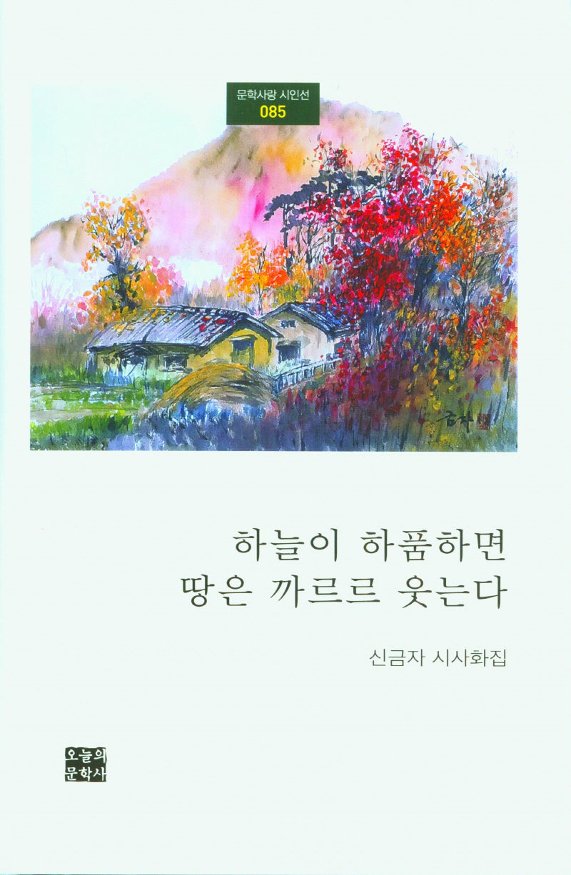 하늘이 하품하면 땅은 까르르 웃는다(문학사랑 시인선 85)(양장본 Hardcover)