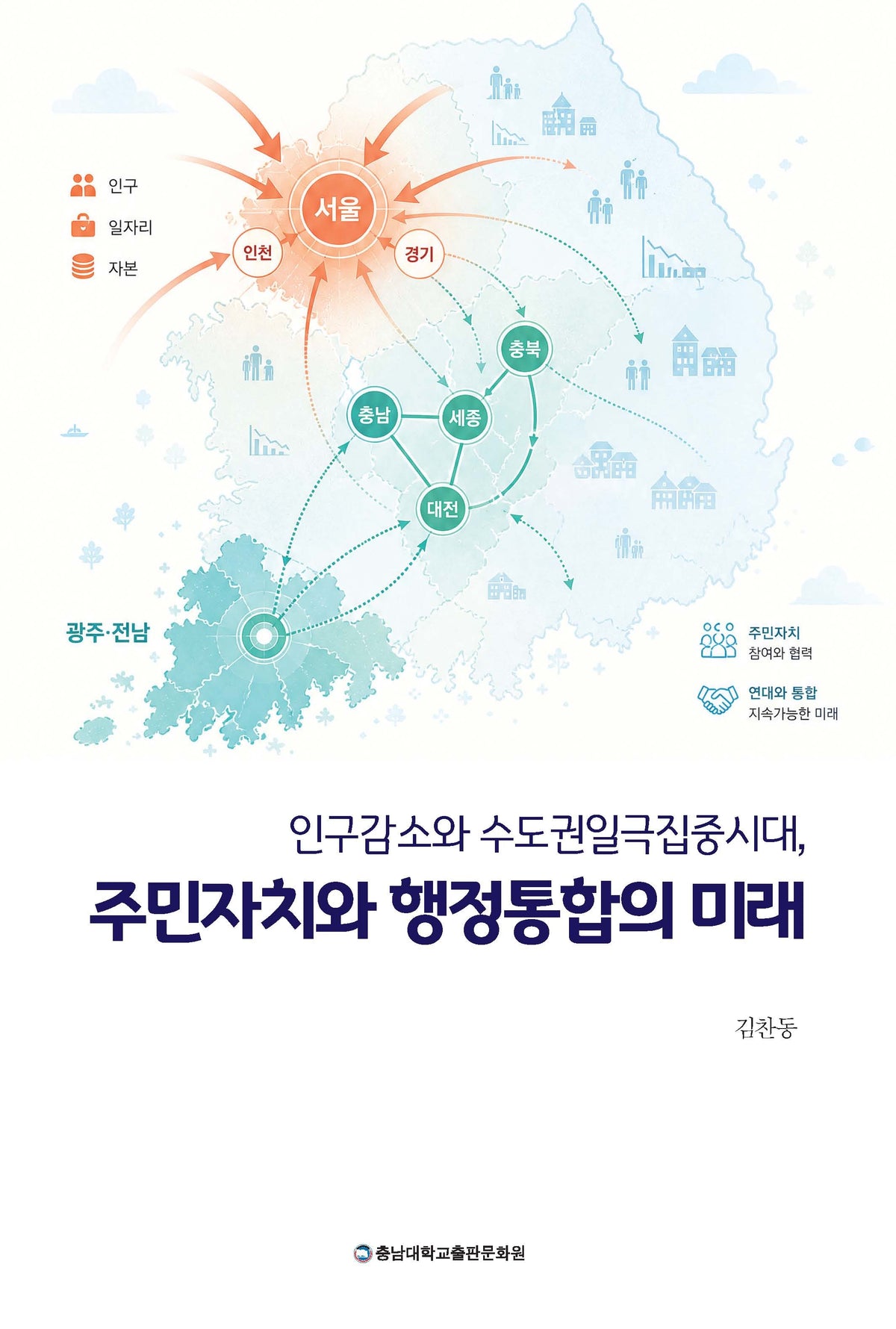 인구감소와 수도권일극집중시대, 주민자치와 행정통합의 미래(반양장)(반양장)