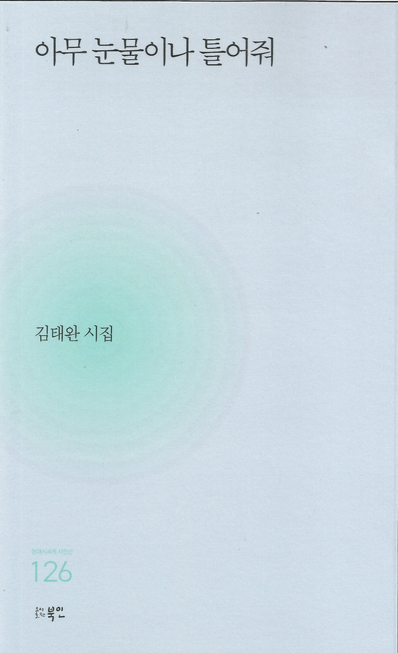 아무 눈물이나 틀어줘(현대시세계 시인선 126)