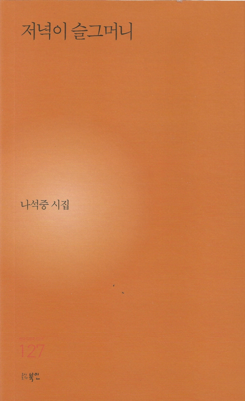 저녁이 슬그머니(현대시세계 시인선 127)