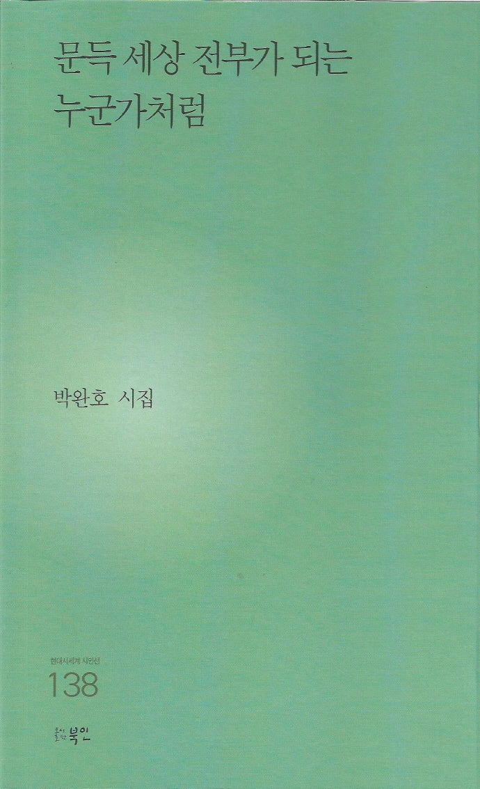 문득 세상 전부가 되는 누군가처럼(현대시세계 시인선 138)
