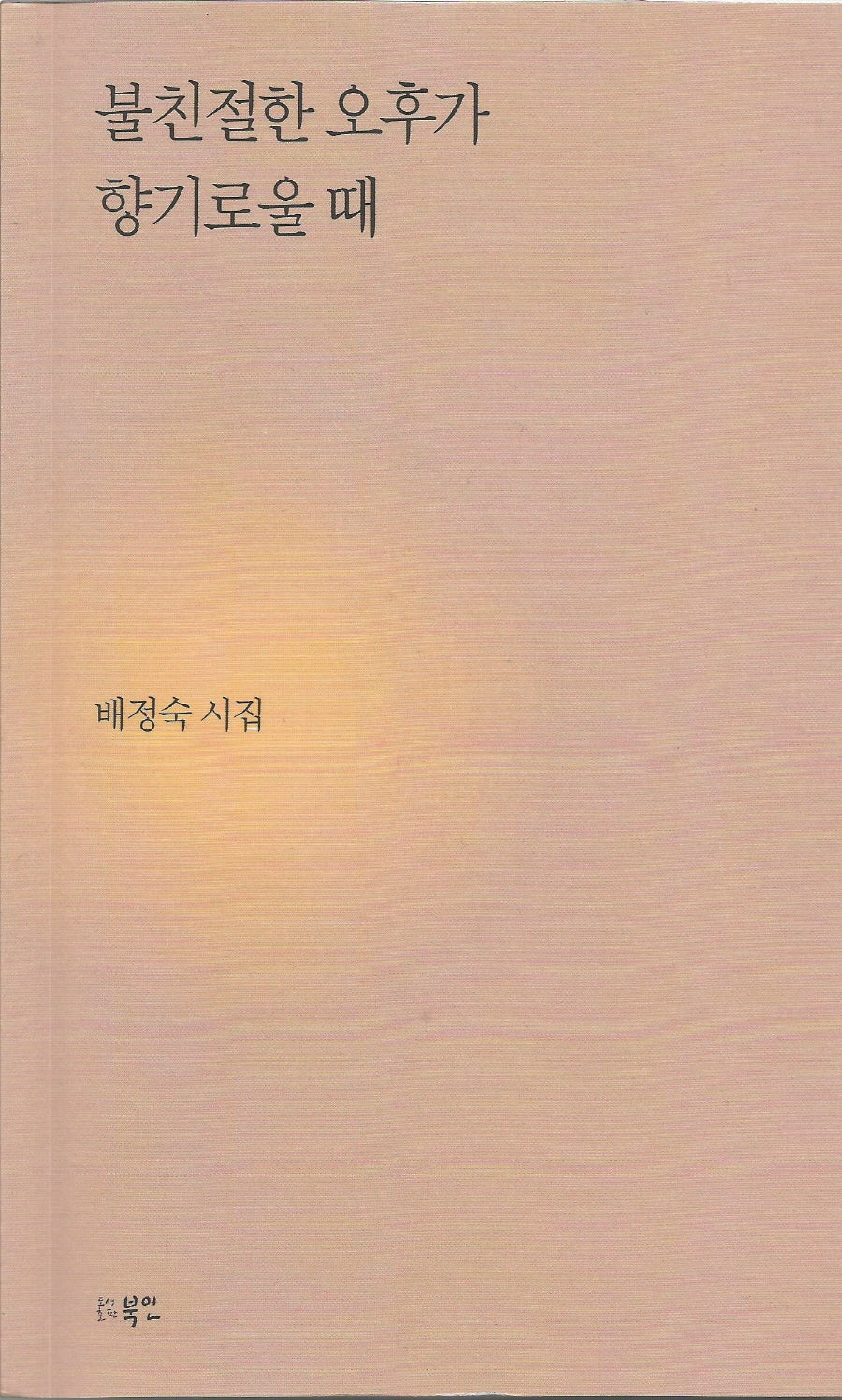 불친절한 오후가 향기로울 때(현대시세계 시인선 144)