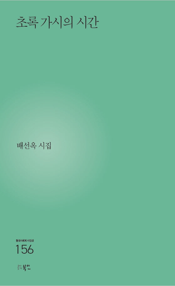 초록 가시의 시간(현대시세계 시인선 157)