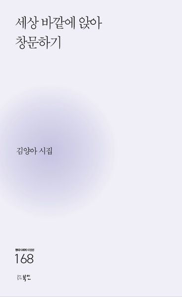 세상 바깥에 앉아 창문하기(현대시세계 시인선 168)