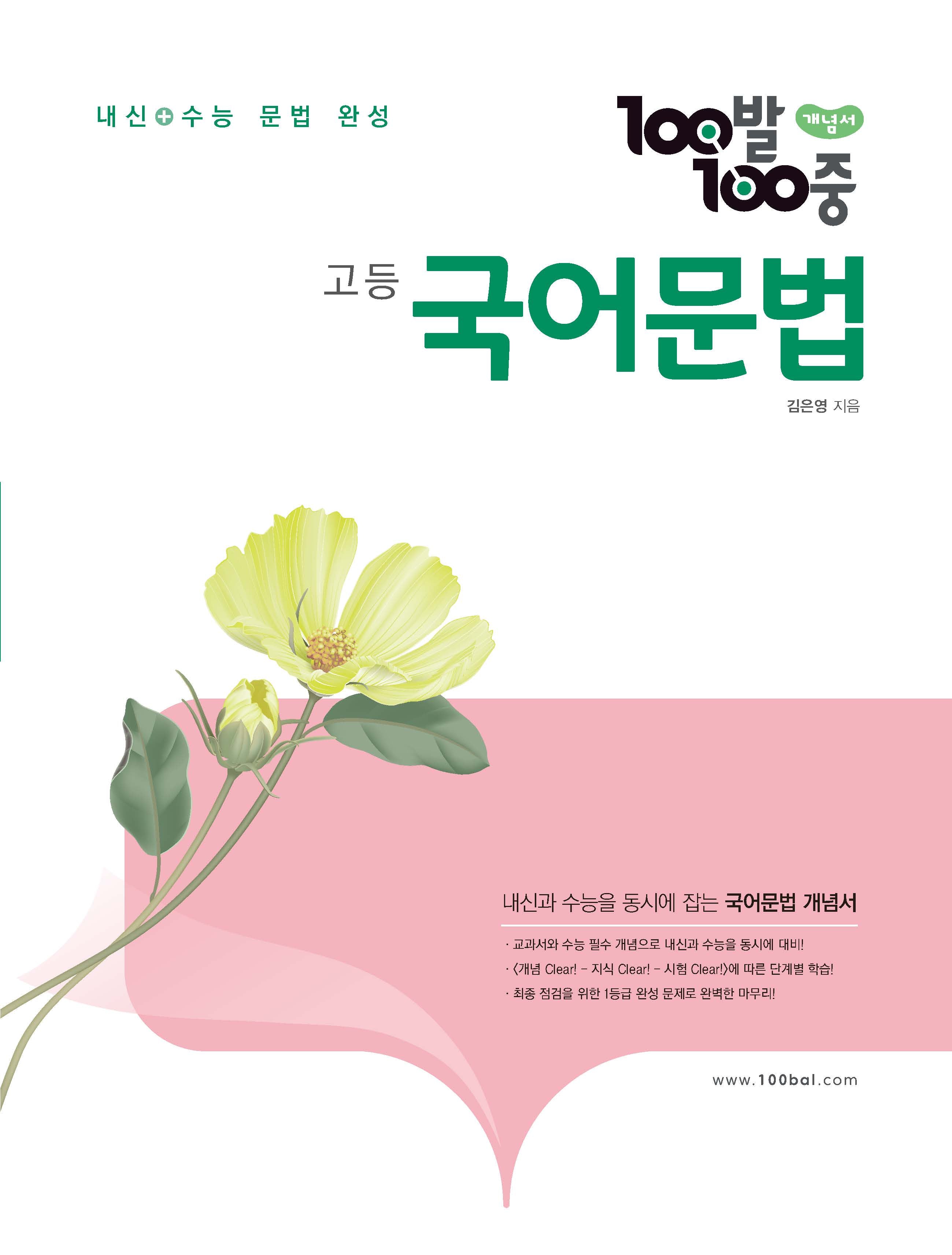 100발 100중 고등 국어문법 개념서(2026)(100발100중 국어 학습서 시리즈)