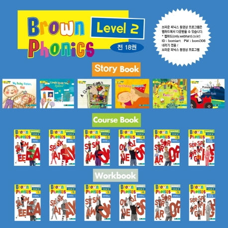 브라운 파닉스 Level 2세트(전18권)