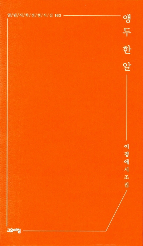 앵두 한 알(열린시학정형시집 163)(반양장)