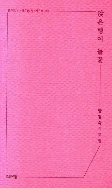 앉은뱅이 들꽃(열린시학 정형시집 169)