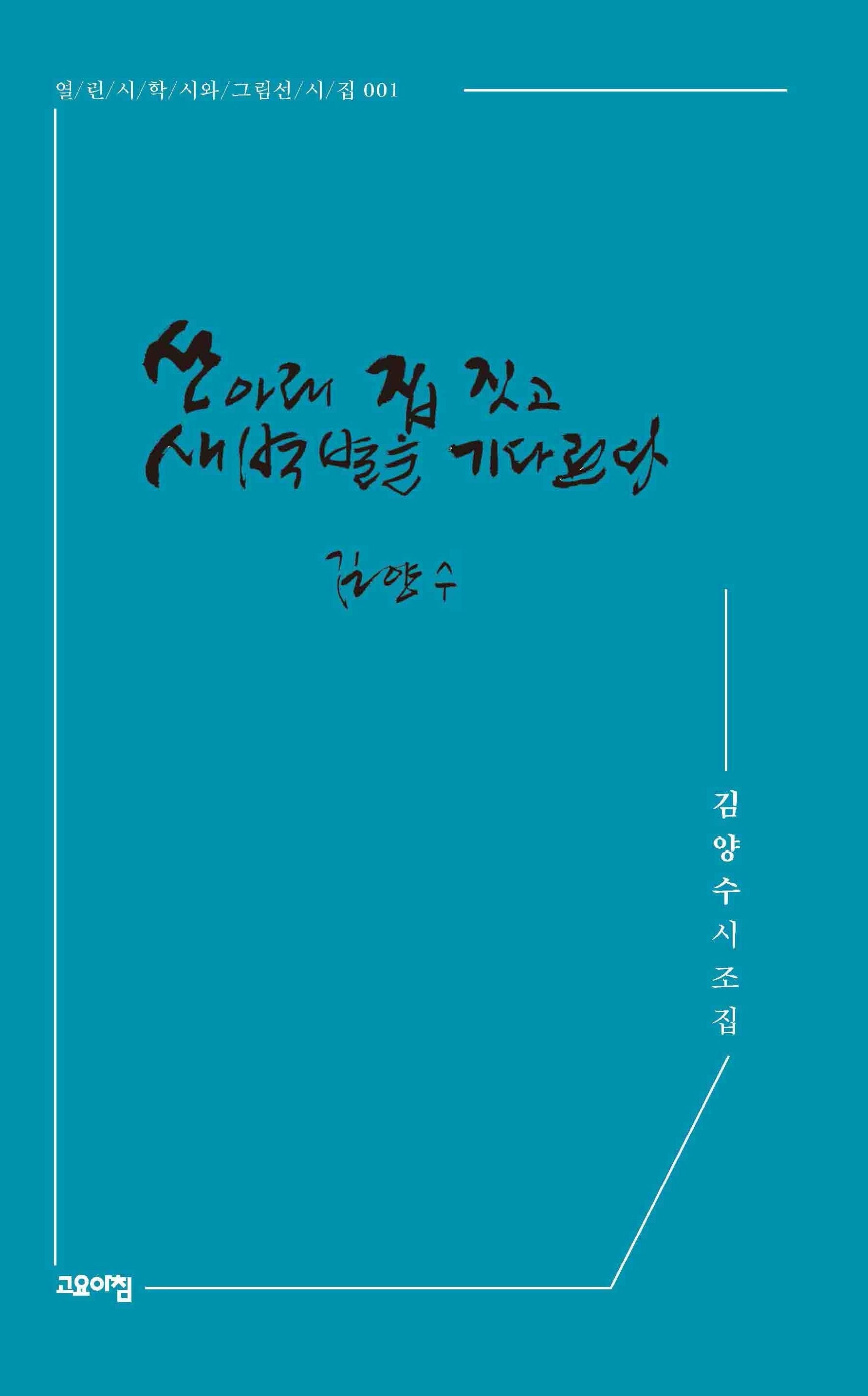 산 아래 집 짓고 새벽별을 기다린다(열린시학 시와 그림선 시집 1)
