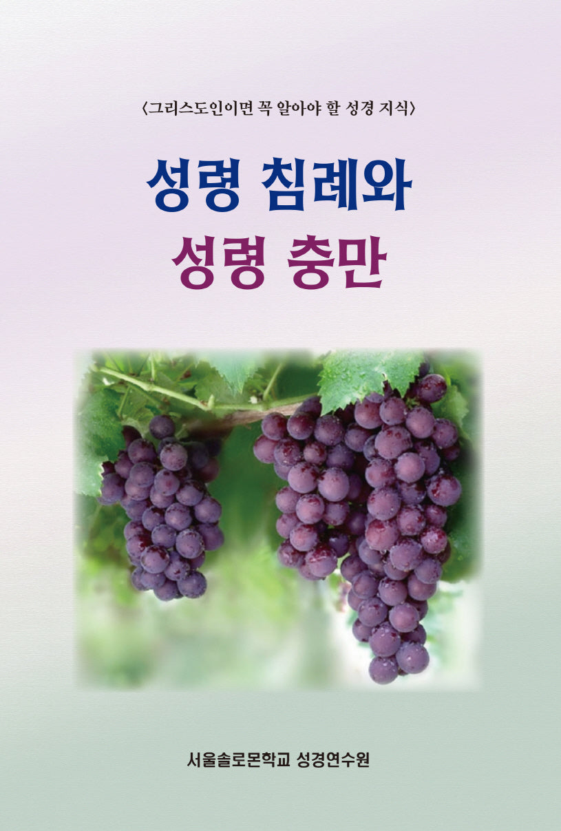 성령 침례와 성령 충만(그리스도인이면 꼭 알아야 할 성경 지식)